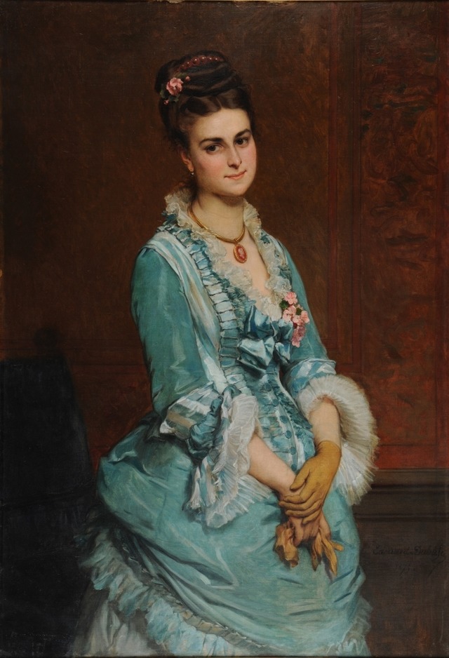 エドゥワール・デュビュッフ《ルイ・ポメリー夫人》1875年