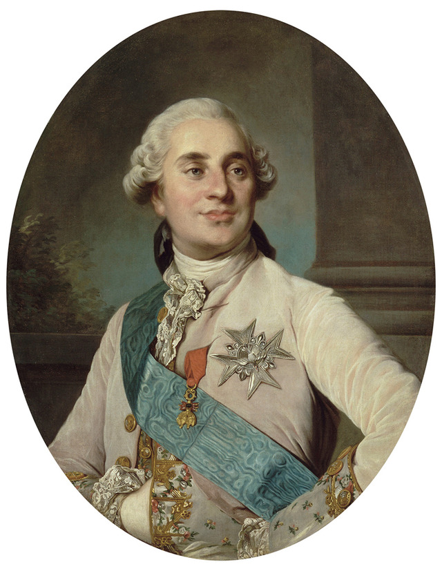 ジョゼフ・シフレ・デュプレシ《ルイ16世》1774 年 油彩、カンヴァス 80×62cm ヴェルサイユ宮殿美術館