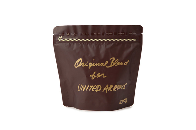 限定のコーヒー豆「Blend for UNITED ARROWS」（200g／1,300円）