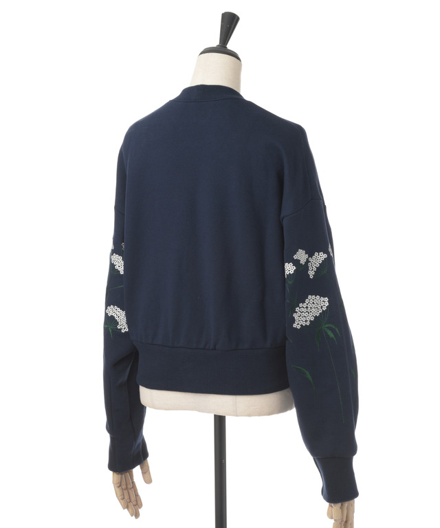 Embroidery Sweatshirt／mame *三越伊勢丹限定カラー