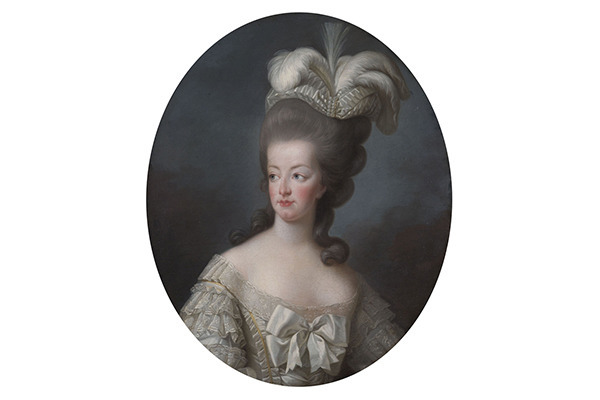 エリザベト=ルイーズ・ ヴィジェ・ル・ブラン《王妃マリー・アントワネット》1778 年 油彩、カンヴァス 81×65cm ブルトゥイユ城
