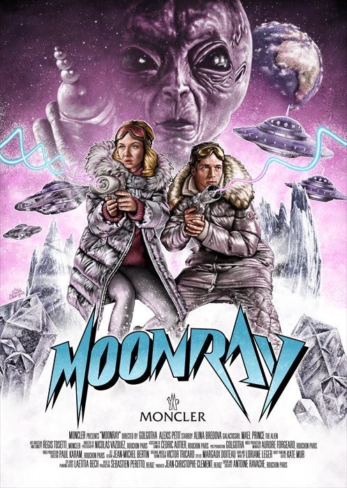 モンクレールがコレクション「MOONRAY」のショートムービーを公開