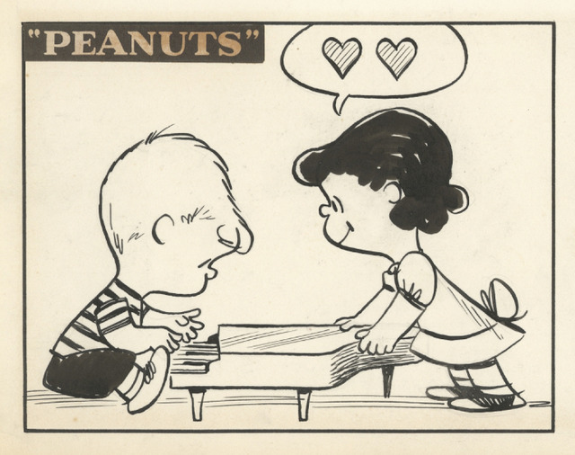 「ピーナッツ」原画（部分）1953年5月30日