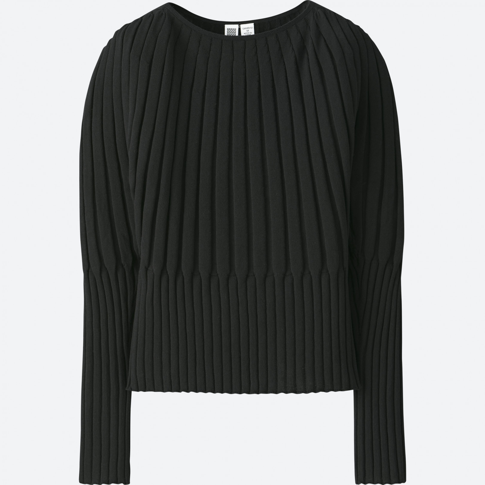 「3Dリブバルーンクルーネックセーター（長袖）＋E」（3,990円）