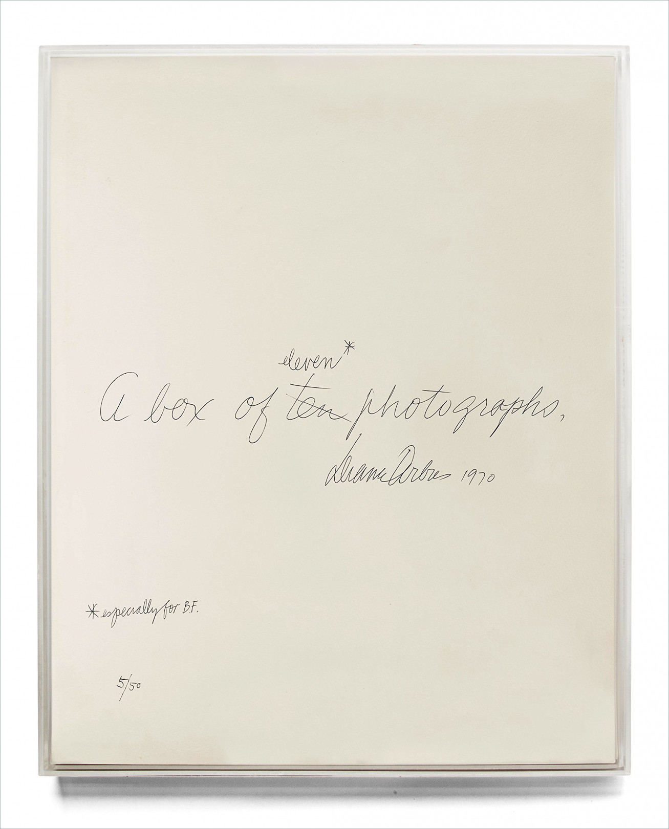 『A Box of Ten Photographs』Diane Arbus