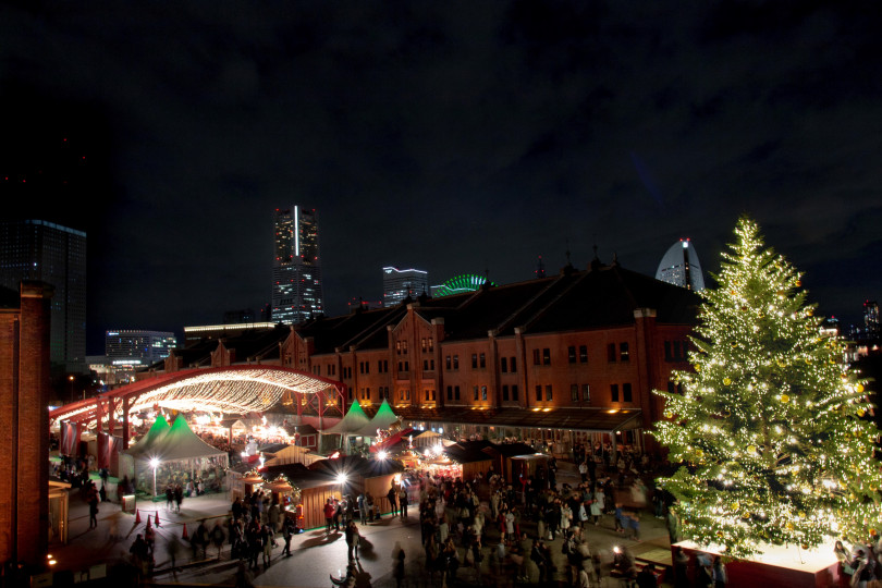 「クリスマスマーケット in 横浜赤レンガ倉庫」が開催