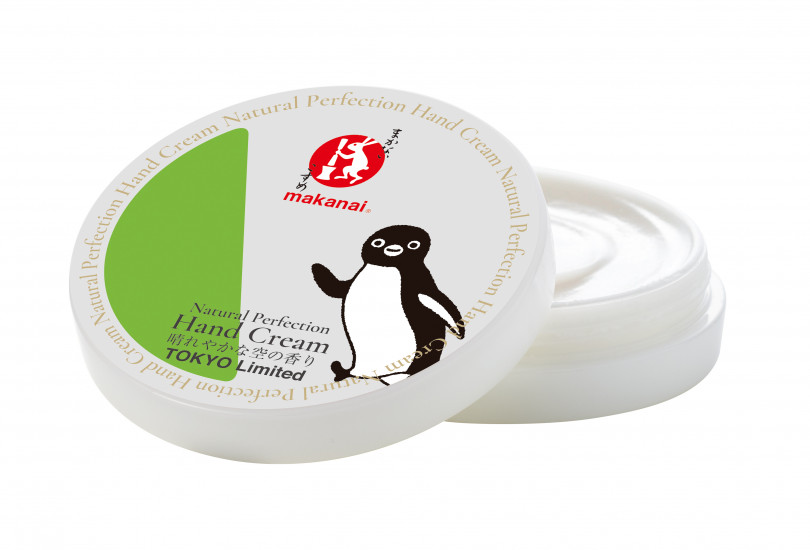 「絶妙レシピのハンドクリーム晴れやかな空の香りSuicaのペンギンデザイン」（30g 税込1,642円）グランスタ バラエティエリア