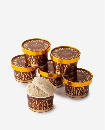 〈レストランTERAKOYA〉 オリーブのアイスクリーム6個セット 3,780円+送料
