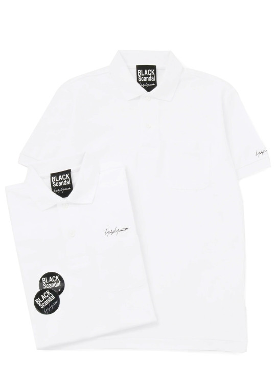 パックポロシャツ (同色2枚1セット)：2万900円（税込） Color: BLACK, WHITE