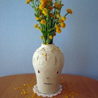 奈良美智 花頭花瓶（初代） 2007