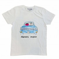 堀道広のイラストTシャツ（ホワイト）