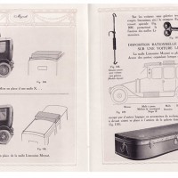 1902年に誕生した「リムジン」トランクは、車の屋根の上に乗せるために考え出されたデザインが特徴