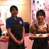 イベント会場には、育児にまつわるブースが出展