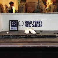 ロンドンで行われたフレッド・ペリー×ナイジェル・ケーボン展示会の様子