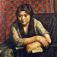 中村彝 《小女》 大正3（1914）年　中村屋サロン美術館