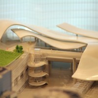 未来の渋谷駅半径500メートルm圏内の1/500スケールの模型