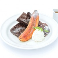 横浜高島屋カフェ・ド・チャヤで開催のフレンチトーストフェア、冷製カカオ・トースト・フレンチ提供