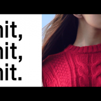 「knit,knit,knit.」特設サイトではムービーも公開