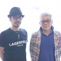 左からイエリデザインプロダクツ社長・手塚浩二氏、兼松繊維社長・長ケ部良一氏