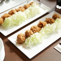 「旬香亭」は揚げ物に添えるキャベツのおいしさも一味違う!