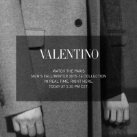 ヴァレンティノ15-16AWメンズコレクションを生中継