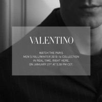 ヴァレンティノ15-16AWメンズコレクションを生中継
