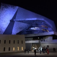 エールフランス新CM発表会が行われたフィルハーモニー・ド・パリ（Philharmonie de Paris）