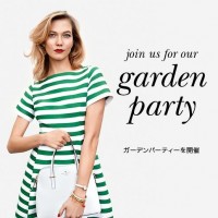 ケイト・スペード ニューヨーク銀座店が1周年記念イベント「garden party」を開催