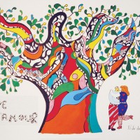 ニキ・ド・サンファル《愛万歳》(ポスター) 1990 年Yoko 増田静江コレクション