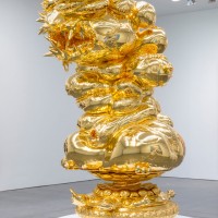 村上 隆 《宇宙の産声》制作中 ミクスト・メディア 420 x 293.5 x 230cm Courtesy Gagosian Gallery, New York