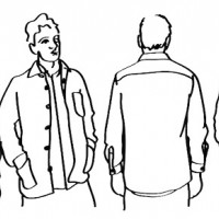 「スティーブン・アラン」×「シュナイダーマン」がコラボした、オーバーシャツ（3万8,000円）