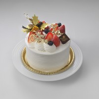 「苺の生デコレーションケーキ」（12cm／3,700円、15cm／5,000円）