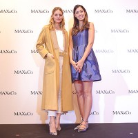 MAX&Co.アンバサダーのオリヴィア・パレルモとゲストで招かれたモデルの森泉