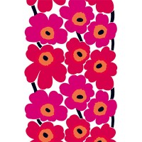 ファブリック ≪ウニッコ≫(ケシの花)、図案デザイン:マイヤ・イソラ、1964 年