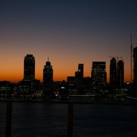 コンラッドニューヨークから眺める夜景も美しい