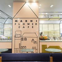 阪急うめだ本店3階にオープンした「MARNI FLOWER CAFE」