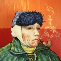 森村泰昌《肖像（ヴァン・ゴッホ）》1985年、高松市美術館蔵