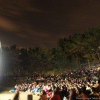 日本初、オールナイトでの野外上映イベント「夜空と交差する森の映画祭2016」が開催