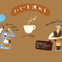 コーヒーを淹れる