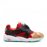 PUMA×atmos×Titoloによるスニーカー「DISC BLAZE “DESERT DUSK”」（1万8,000円）