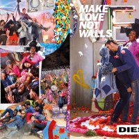 ディーゼル2017年春夏広告キャンペーン「MAEK LOVE NOT WALLS (壁を築くのではなく、愛を育もう）」