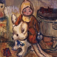 茂田井武　白くまとお人形　1947年