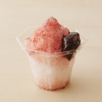 TORAYA CAFE・AN STAND 舘鼻則孝 リ・シンク展 限定 あんペーストかき氷 いちご味