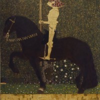グスタフ・クリムト 《人生は戦いなり（黄金の騎士）》 1903年 愛知県美術館蔵