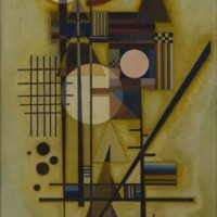 ワシリー・カンディンスキー《軟らかな中に硬く》 1927年 セゾン現代美術館蔵