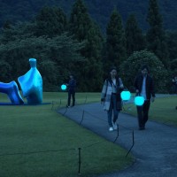 高橋匡太  《Glow with Night Garden Project in Hakone》 イメージ図