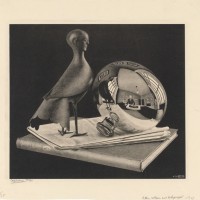 《球面鏡のある静物》 1934年 All M.C. Escher works
