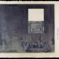 ジャスパー・ジョーンズ, Jasper Johns VIOLA 1971 - 72年 リトグラフ、額 73.7 x 109.2 cm