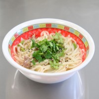 台風飯店「台風麺線」（500円）