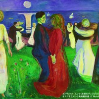 エドヴァルド・ムンク《生命のダンス》1925年 油彩、カンヴァス 143×208cm